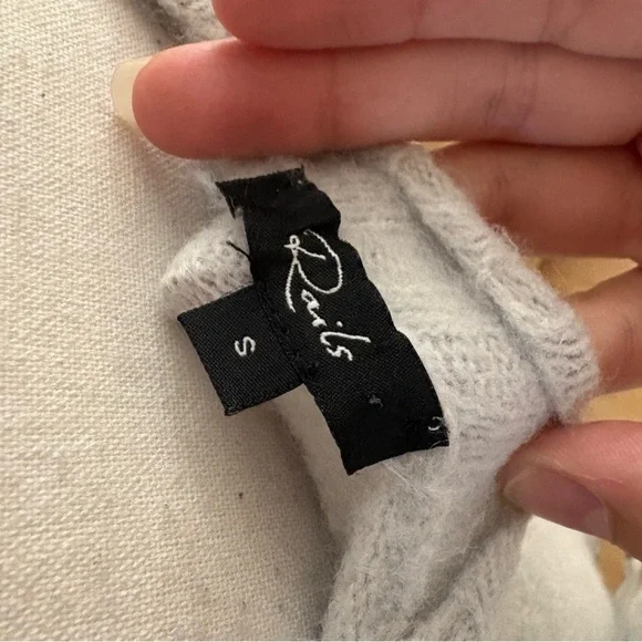 RAILS Perci Grey White Lightning Pull Over Sweater Size Small - Picture 6 of 9